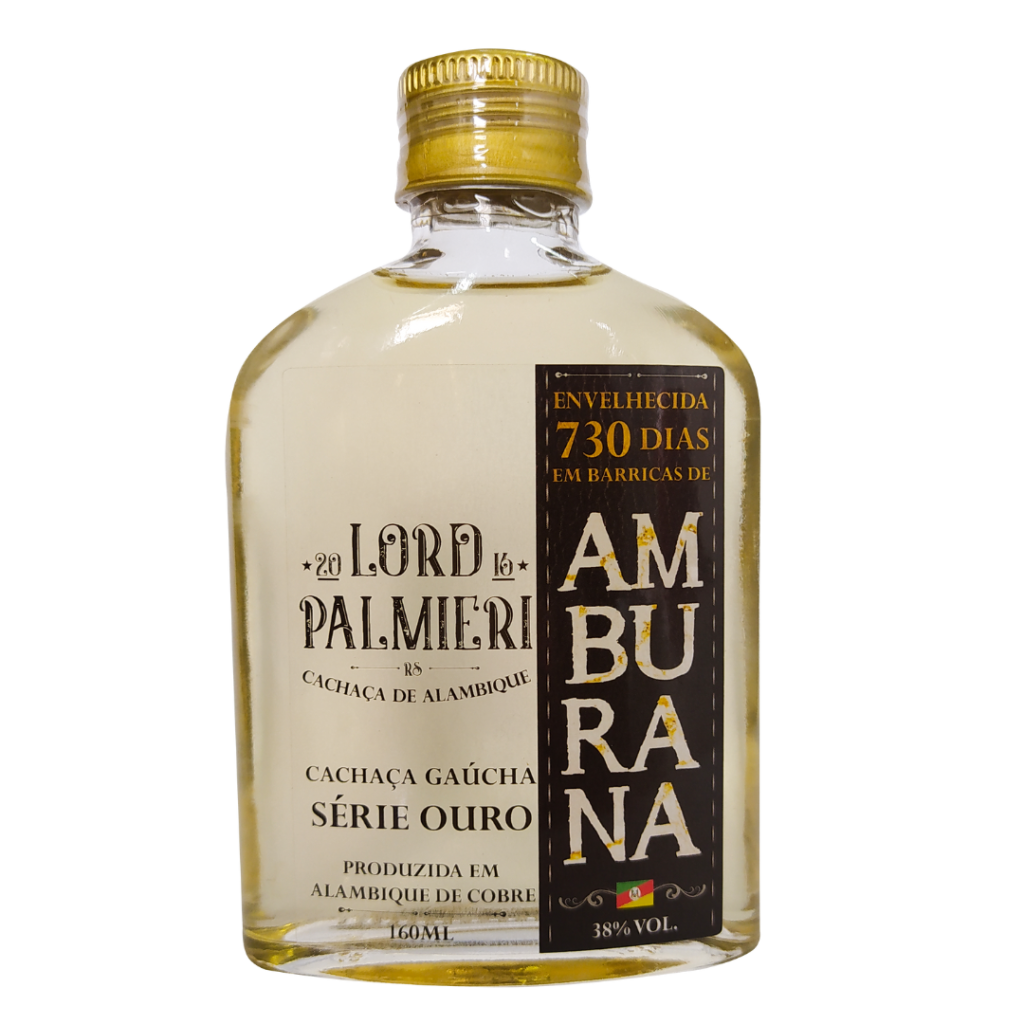 Cachaça Premium envelhecida em Amburana 160ml